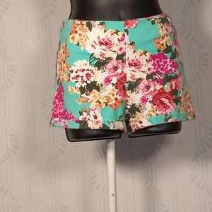 Brandy Melville floral spandex short bike shorts